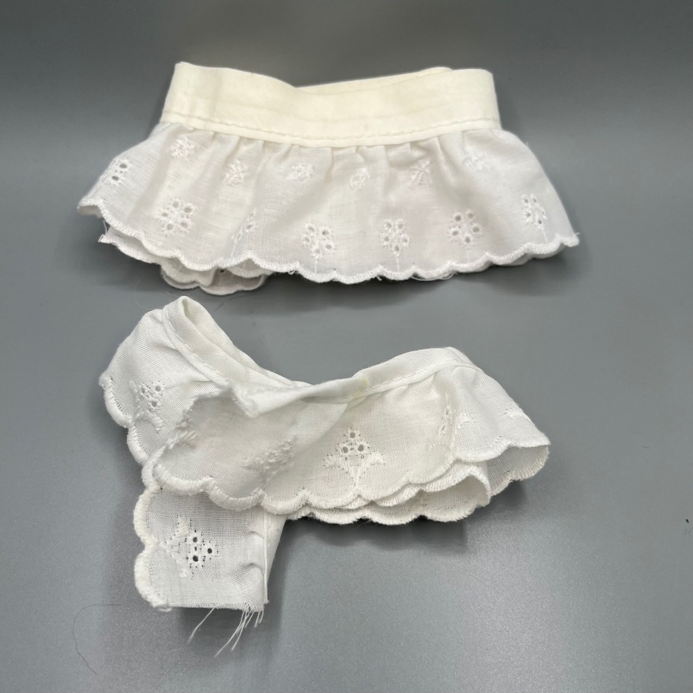VTG White Eyelet‎ Lace Fabric Trim Sewing Crafting Supplies Embellishment